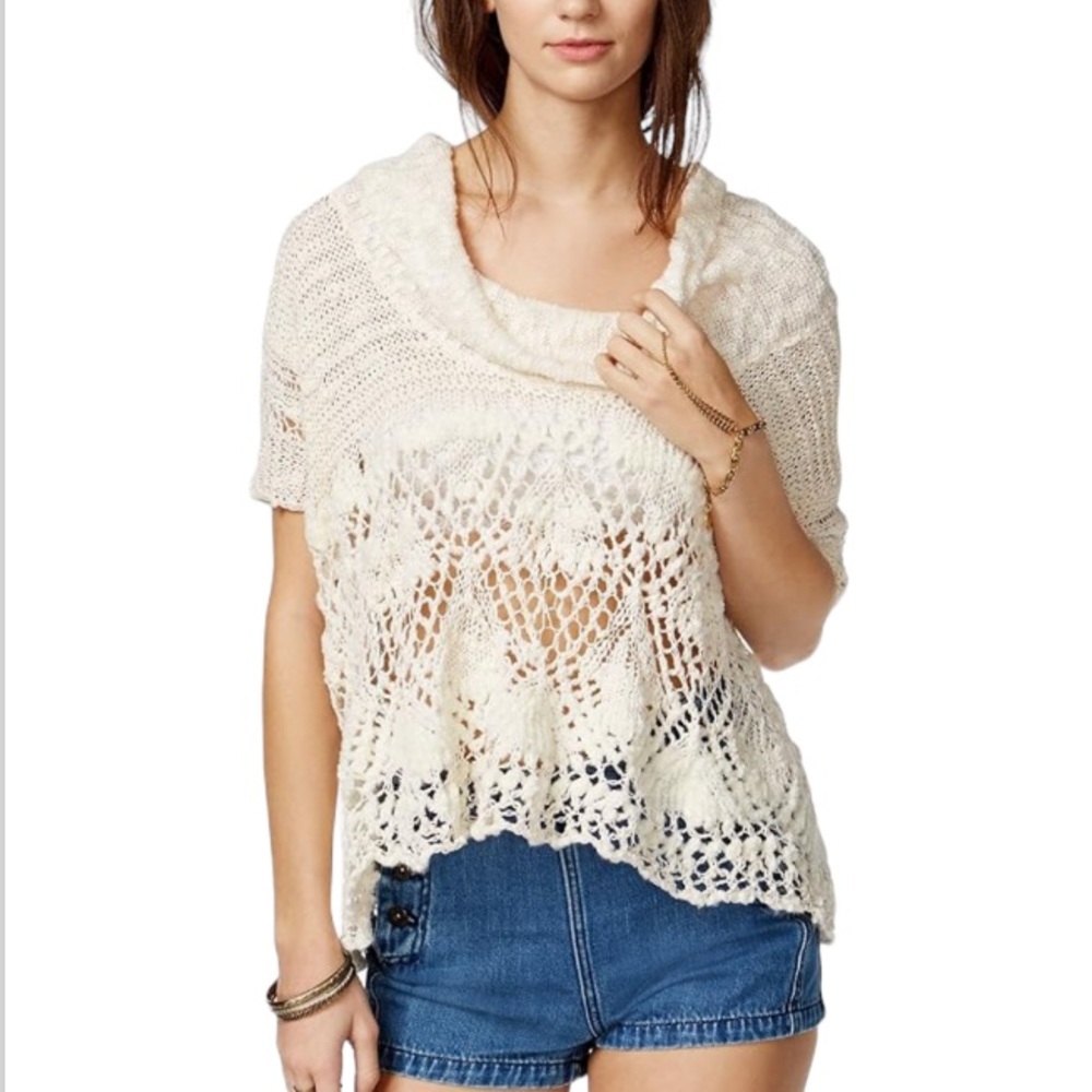 FREE PEOPLE | CROP SWEATER | LIKE NEW | SIZE XS